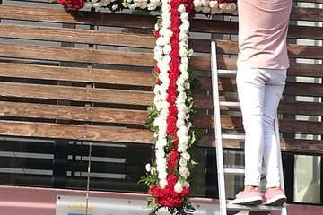 Enrame y colocación de la Cruz en El Roque Azucarero/TA.